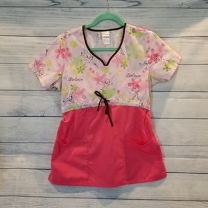 Small Disney Tinkerbell Scrub Top